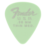 Fender Dura-Tone 351 Shape Plectrums, .58mm — Surf Green, 12-Pack