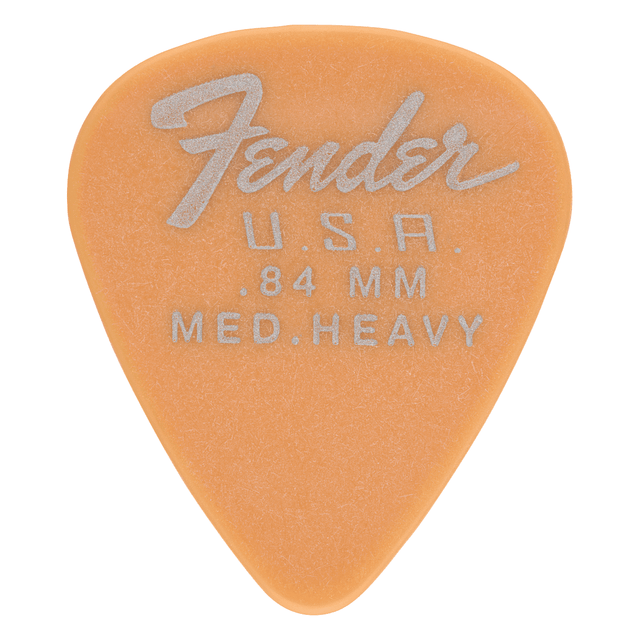 Fender Dura-Tone 351 Shape Plectrums, .84mm — Butterscotch Blonde, 12-Pack 1