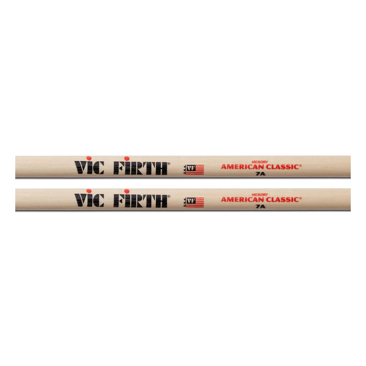 Vic Firth American Classic 7A Drumsticks, Wood Tip — Pair 2