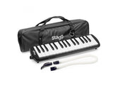 Stagg Melosta32 32-Key Melodica — With Mouthpiece, Tube And Case (Black)