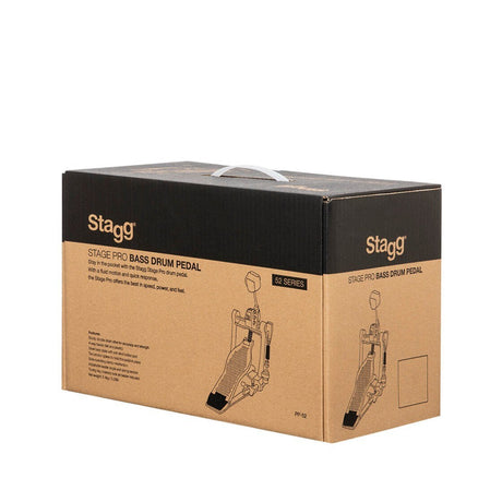 Stagg PP-52 52 Series Single Bass Drum Pedal, Double Chain 4
