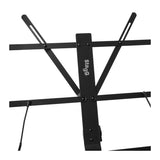 Stagg MUSQ4 Professional Foldable Music Stand with Carry Bag — Black 2