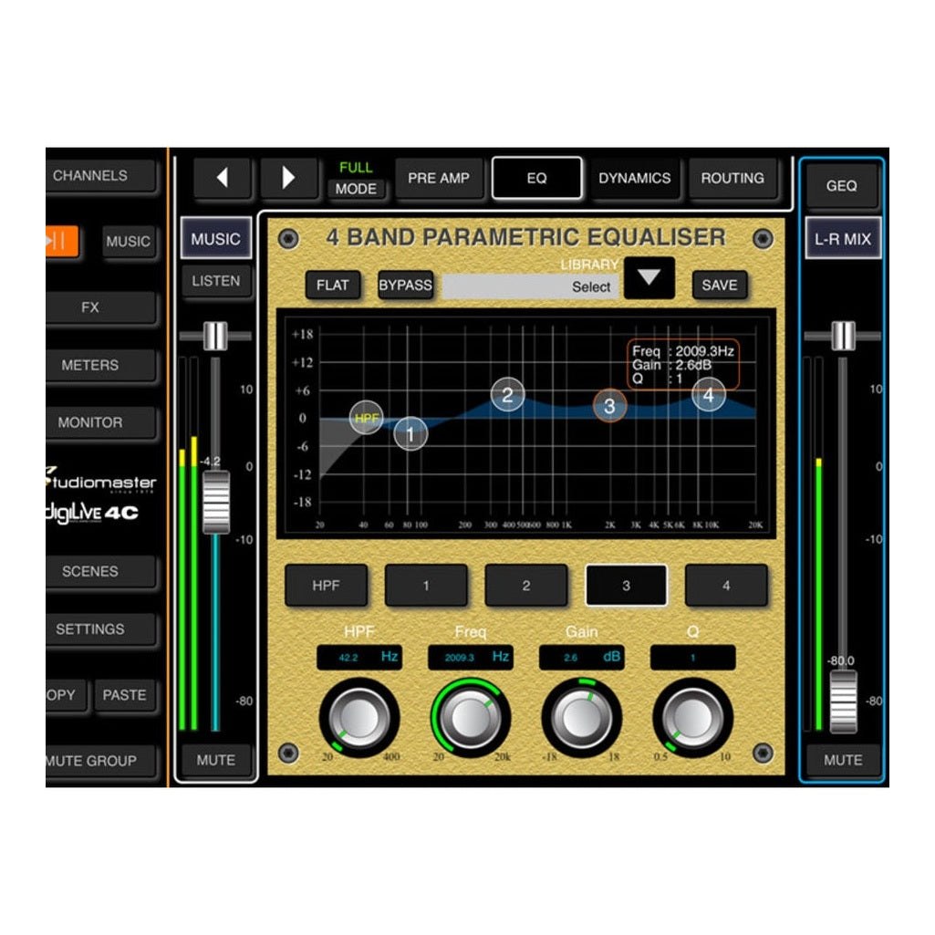 Studiomaster DigiLive 8C 8-Input Digital WiFi Mixer With DSP 3