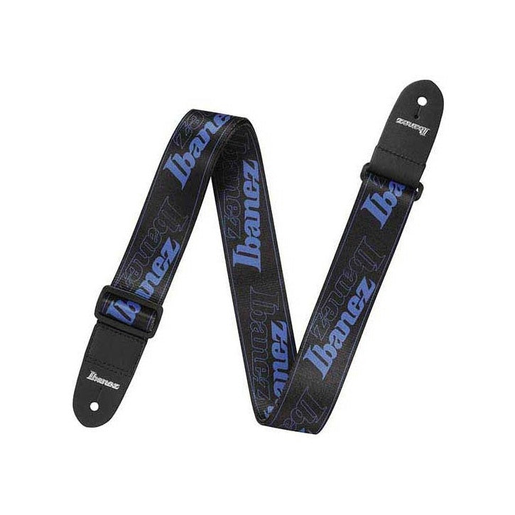 Ibanez GSD50 Logo Adjustable Guitar Strap - Blue 1