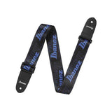 Ibanez GSD50 Logo Adjustable Guitar Strap - Blue 1