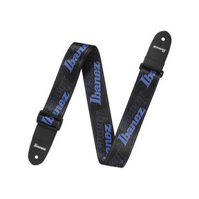Ibanez GSD50 Logo Adjustable Guitar Strap - Blue 1