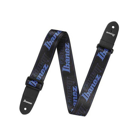 Ibanez GSD50 Logo Adjustable Guitar Strap - Blue 1