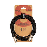 Stagg SMC3 3m XLR Male to Female Cable - Black 2