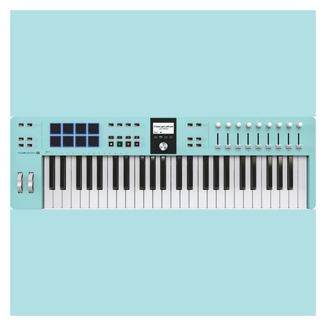 Arturia KeyLab Essential 49 MK3 MIDI Keyboard Controller – Limited Edition Aquamarine 1