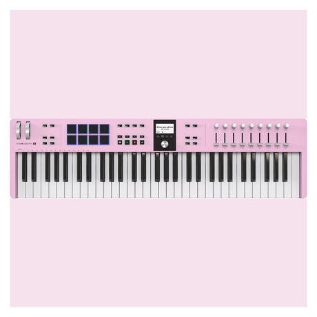 Arturia KeyLab Essential 61 MK3 MIDI Keyboard Controller – Limited Edition Rose Quartz 1