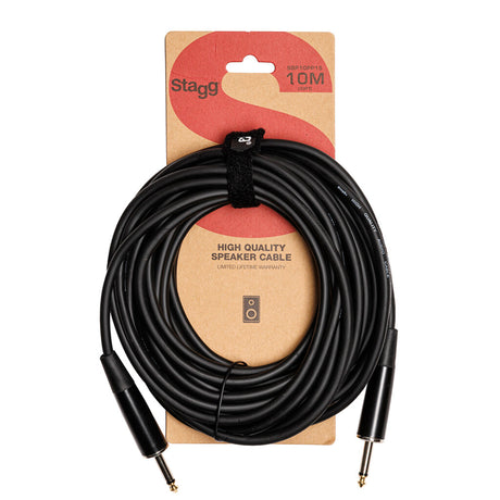 Stagg 1/4" Jack to Jack Speaker Cable 10m – SSP10PP15 2