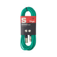 Stagg SMC10-CGR - 10m XLR Male to Female Cable Green 1