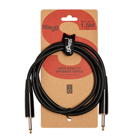 Stagg 1/4" Jack to Jack Speaker Cable 1.5m – SSP1,5PP15 2