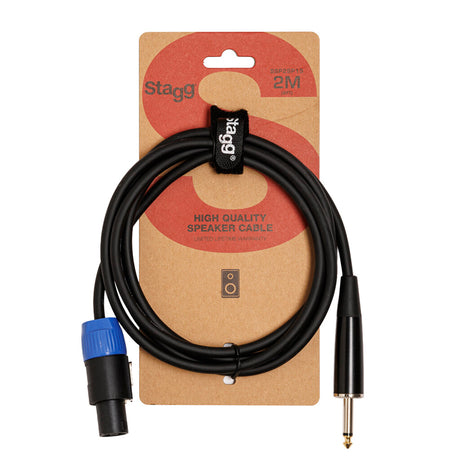 Stagg Speakon to 1/4" Jack Speaker Cable 2m – SSP2SP15 2