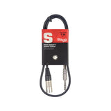 Stagg SAC1PSXM DL Balanced TRS Jack to XLR Male Audio Cable — 1M 1