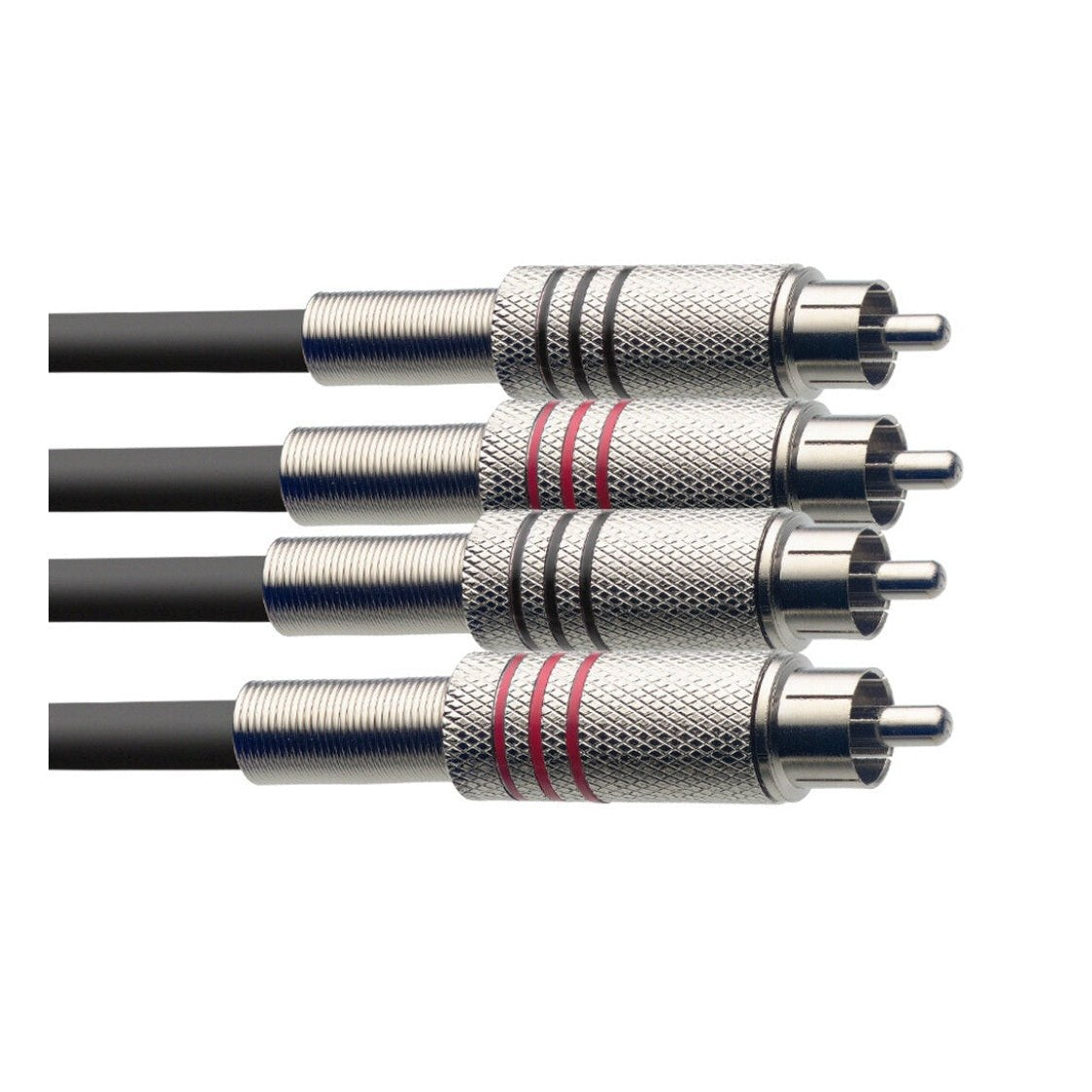 Stagg STC2C Twin RCA to RCA Cable - 2m/6ft 1
