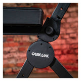 Quiklok DX749 Adjustable Musicians Stool With Backrest & Footrest 7