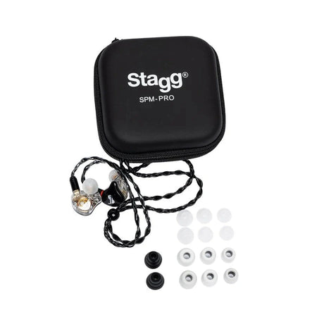 Stagg SPM-PRO Superior In-Ear Stage Monitors, Black 5