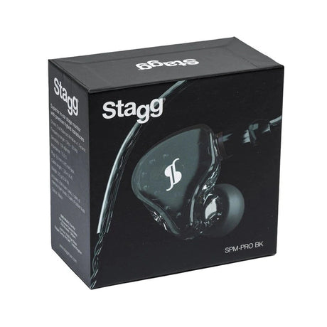 Stagg Professional Black 3-Driver In-Ear Monitors - 1.35m SPM-PRO BK 2