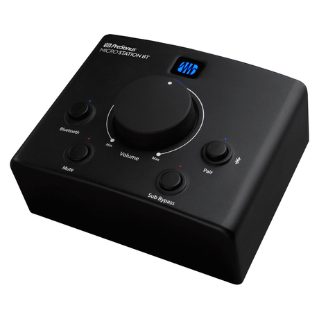 PreSonus MicroStation BT - Compact 2.1 Monitor Controller with Bluetooth & Sub Support 3