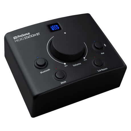 PreSonus MicroStation BT - Compact 2.1 Monitor Controller with Bluetooth & Sub Support 1