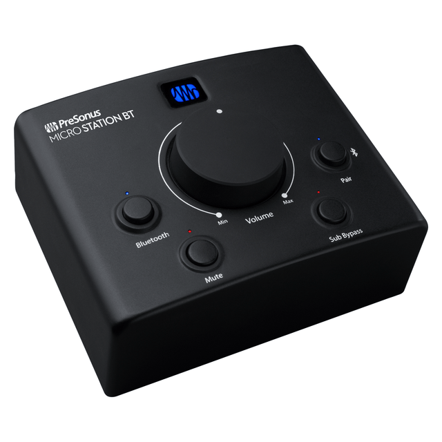 PreSonus MicroStation BT - Compact 2.1 Monitor Controller with Bluetooth & Sub Support 1
