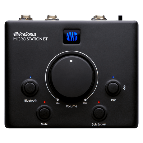 PreSonus MicroStation BT - Compact 2.1 Monitor Controller with Bluetooth & Sub Support 2
