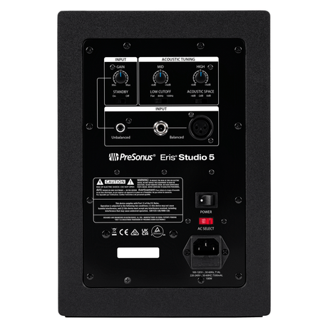 PreSonus Eris Studio 5 Monitor Speaker Single 3