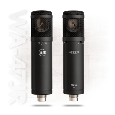 Warm Audio WA-47jr Transformer-less FET Condenser Microphone Black 2