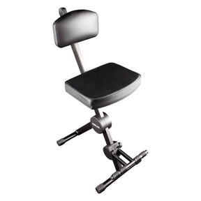 Quiklok DX749 Adjustable Musicians Stool With Backrest & Footrest 1