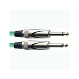 Stagg SGC3DL CGR Deluxe Instrument Cable, Mono Jack-Mono Jack — 3M Green 2