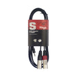 Stagg SYC2/MPSB2XM Stereo Mini Jack to Twin XLR Male Y-Splitter Cable — 2M 1