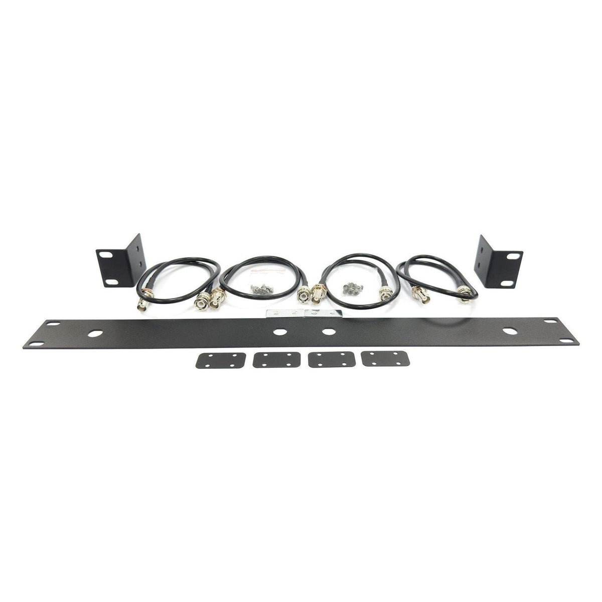 Q-Audio 1U 19" Rack Mount Kit For 2 x QWM 1960 V3 Receivers 1
