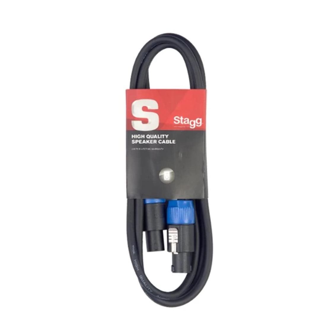 Stagg SSP2SS15 S-Series Speaker Cable, Speakon To Speakon — 2m