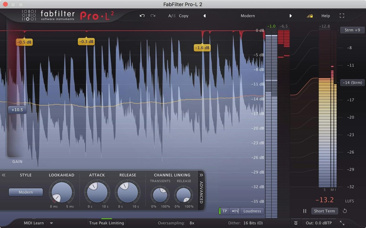 FabFilter Pro-L 2 Limiter Plug-In (Download)