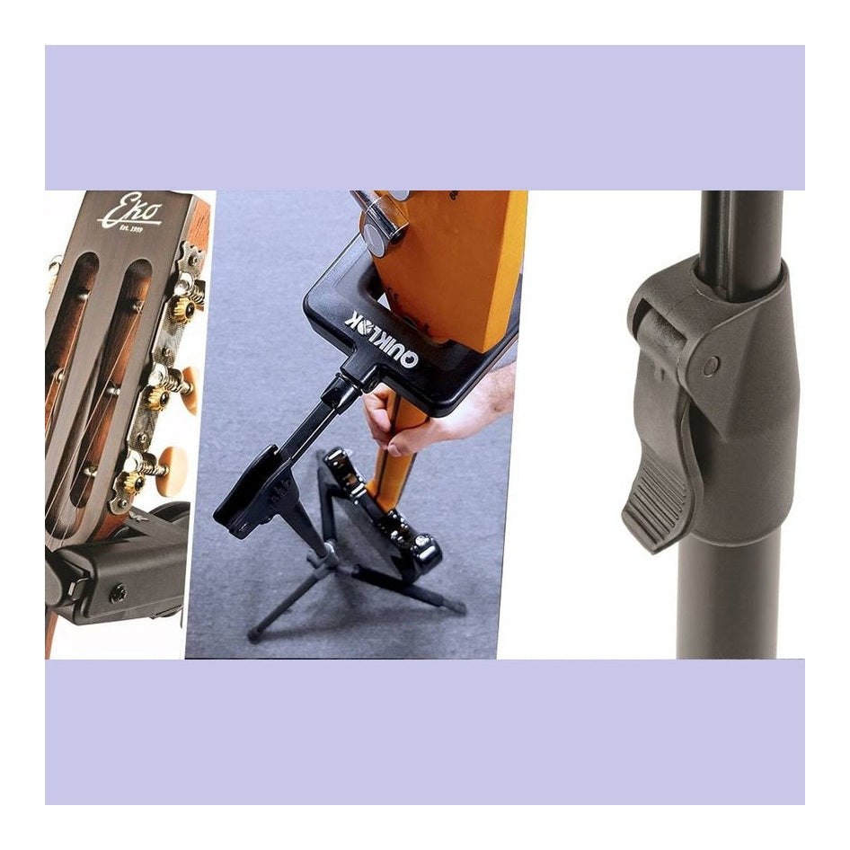 Quiklok GS508 Universal Guitar Stand With Self-Locking Yoke Device 9