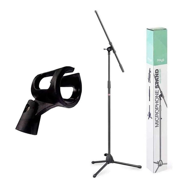 Stagg MIS-0822BK Microphone Boom Stand with Folding Legs 1