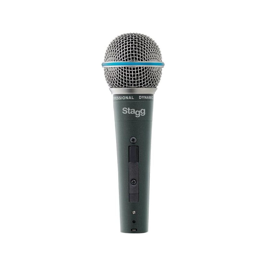 Stagg SDM60 - Professional Cardioid Dynamic Microphone With Lockable Switch & 5m XLR Cable 1