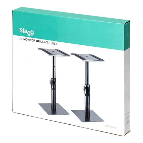 Stagg SMOS-05 SET Desktop Studio Monitor Stands Pair 3