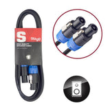 Stagg SSP2SS15 S-Series Speaker Cable, Speakon To Speakon — 2m
