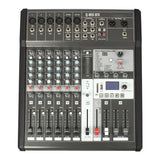 Q-Audio Q-MIX 8FX 8-Channel Mixer With 24 Digital Effects, USB Interface, Bluetooth And AUX Send — Mains-Powered 2