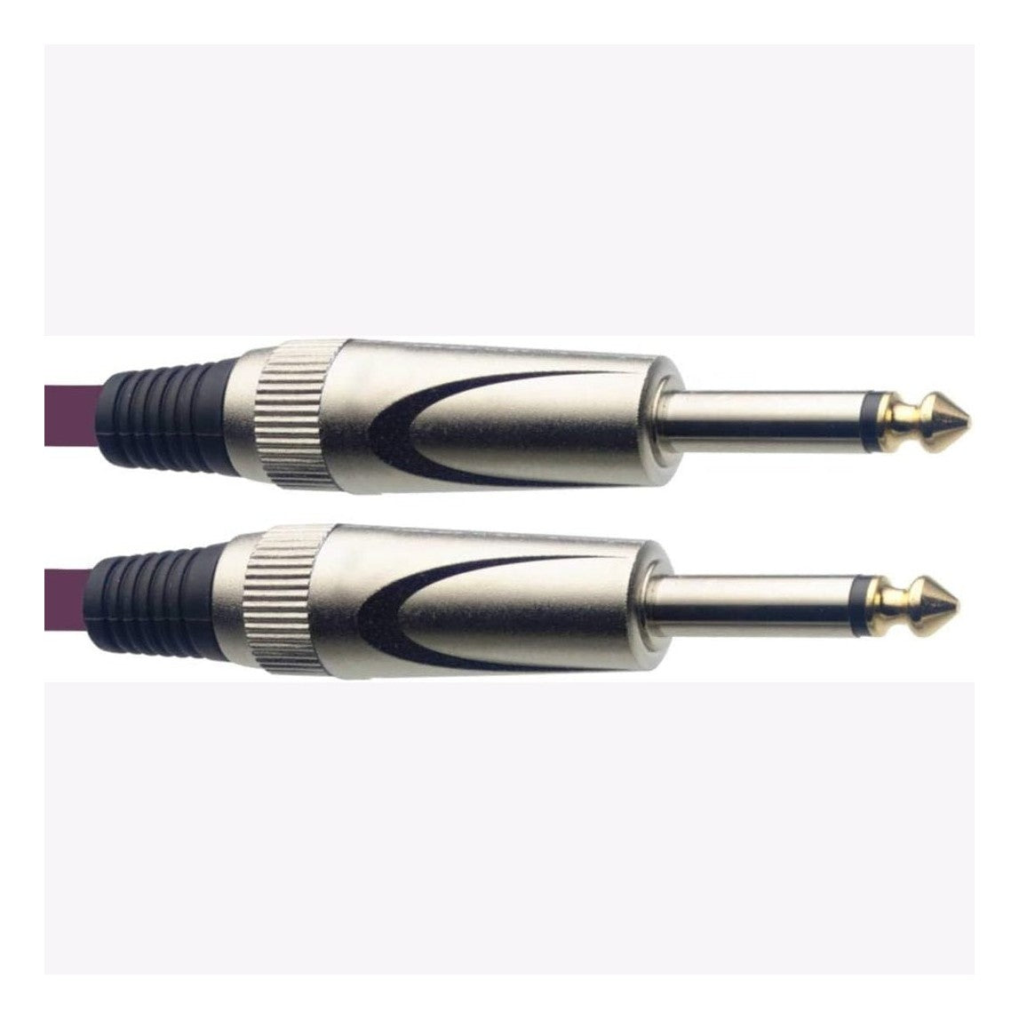 Stagg SGC3DL CPP Deluxe Instrument Cable, Mono Jack-Mono Jack — 3M Purple 2