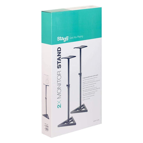 Stagg SMOS-10 Studio Monitor Speaker Stands Pair 6