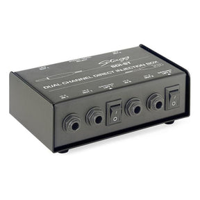 Stagg SDI-ST 2-Channel Passive Stereo DI Box with Mono/Stereo Switch 1