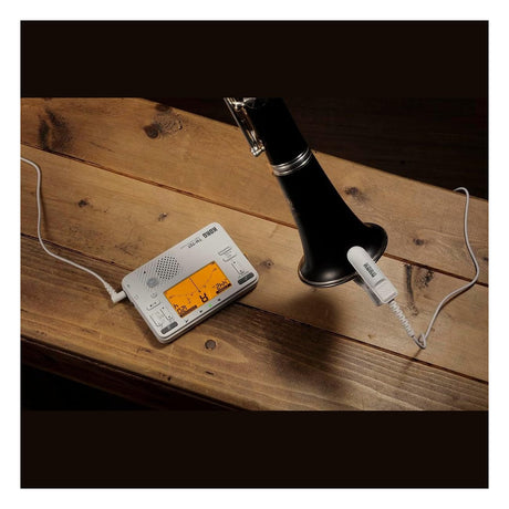 Korg TM-70C Combo Tuner Metronome with Contact Microphone - White 3