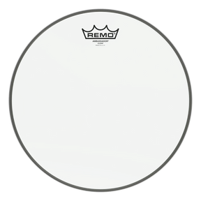 Remo 12" Ambassador Clear Tom & Snare Drum Head – BA-0312-00 1