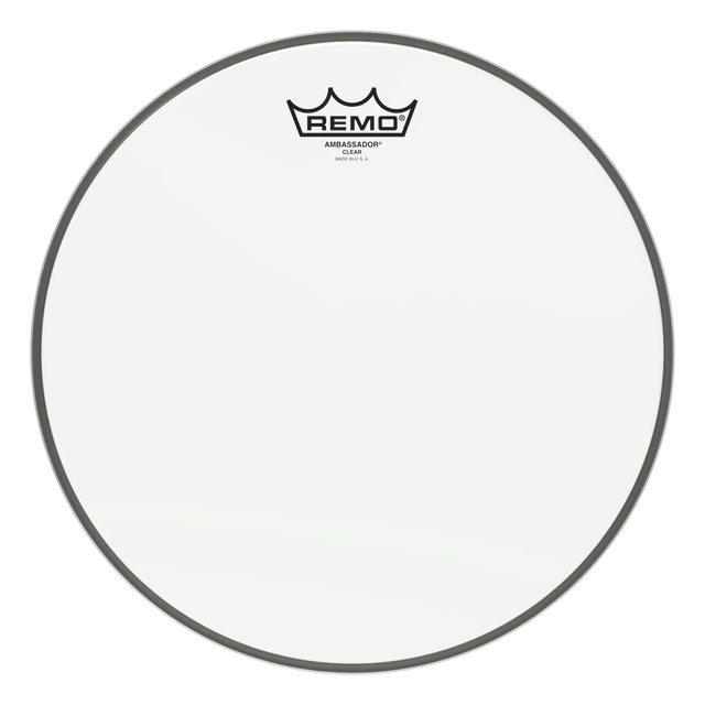 Remo 12" Ambassador Clear Tom & Snare Drum Head – BA-0312-00 1