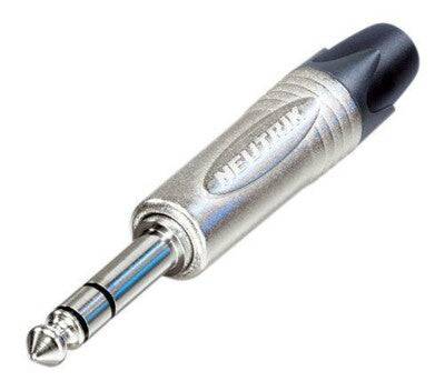 Neutrik NP3X Stereo 6.35mm 1/4" Jack Plug – Nickel 1