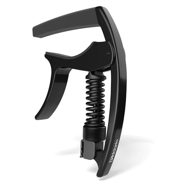 D'Addario Tri-Action Capo – Low-Profile Capo with Adjustable Tension 1