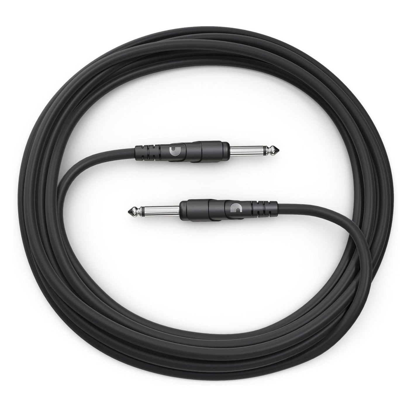 D'Addario Classic Series Instrument Cable - Straight 10ft / 3m, Black 2